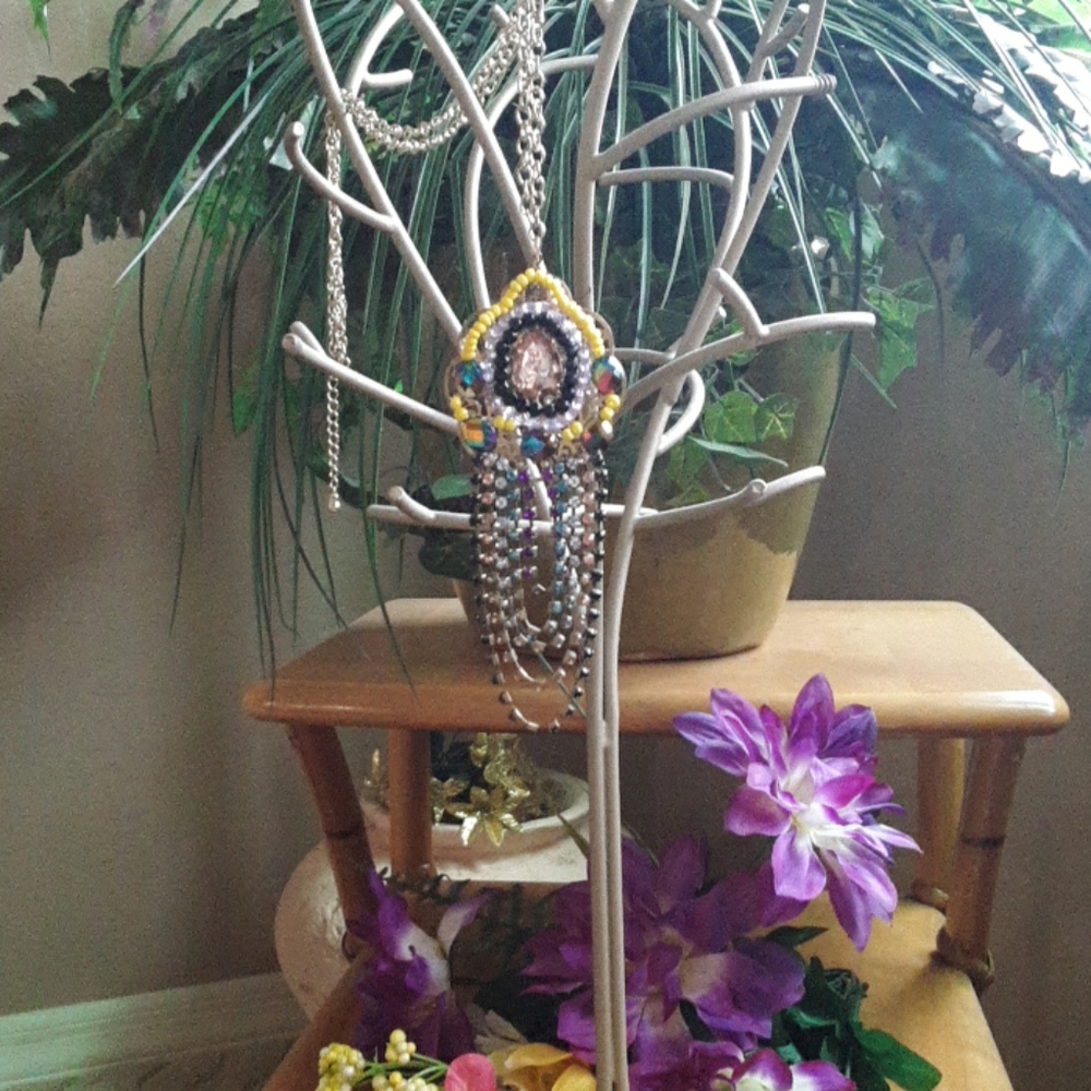 Boho Chic Statement Necklace - image 2